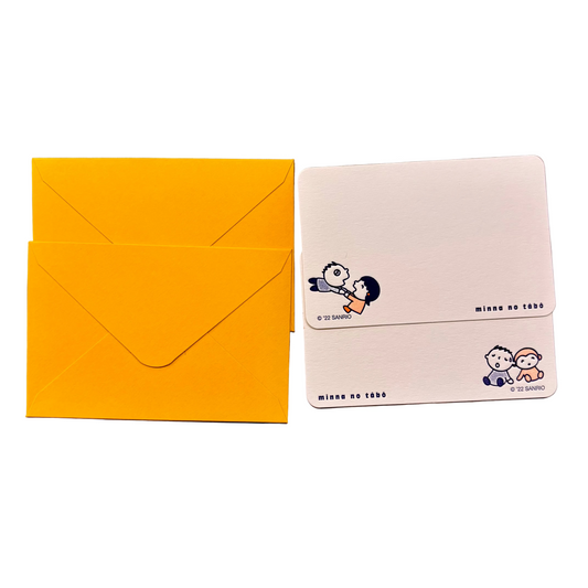 Minna no Tabo Notecard Set (set of 2) | Set A | ditto ditto x Sanrio (HK)