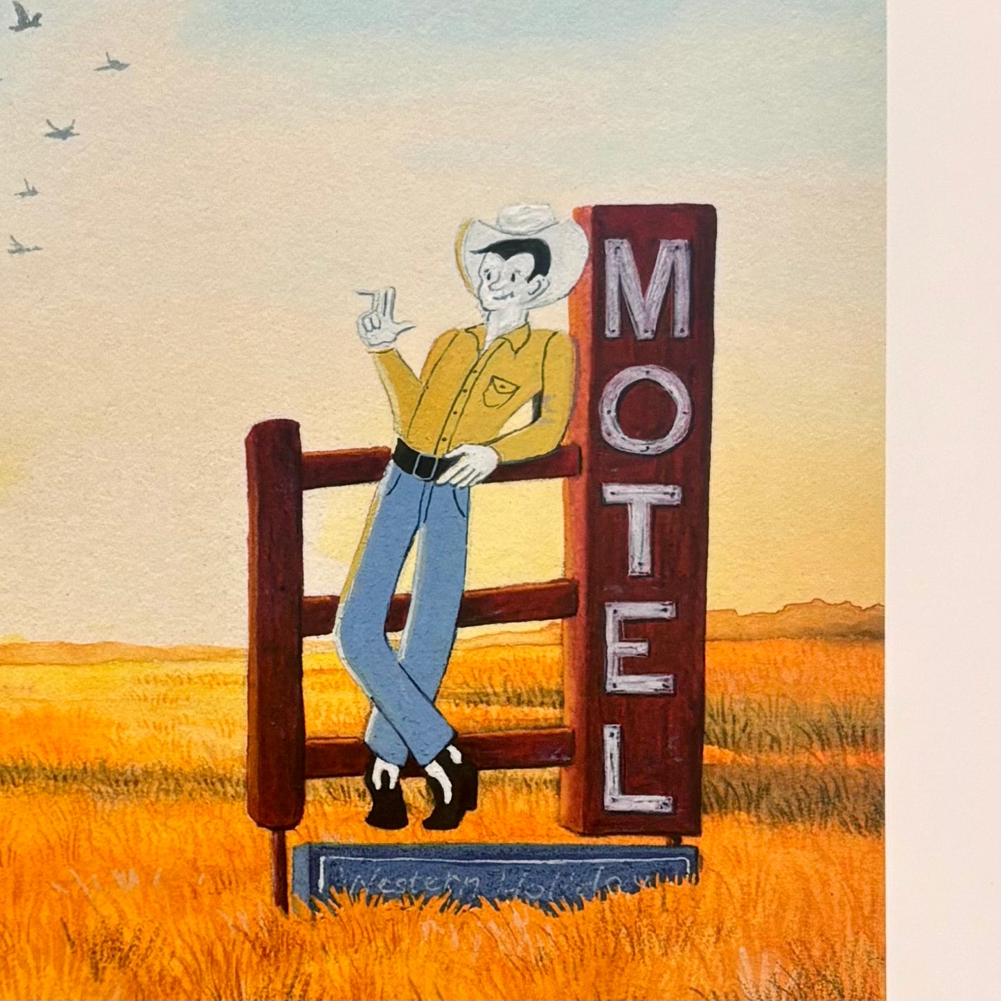 Lil Cowboy Art Print | Heather Sundquist Hall (TX)