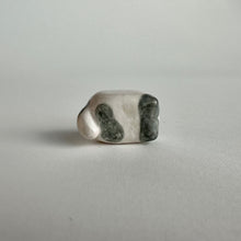 Load image into Gallery viewer, Cat Loaf Stoneware Mini Figurine | Soft White & Grey | Taitau Fung (HK)