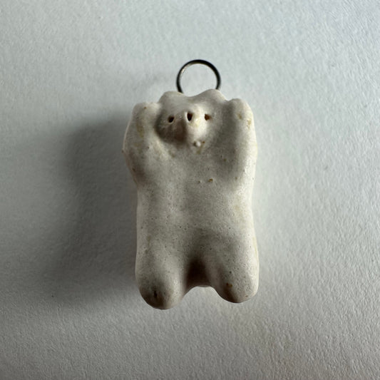 Bear Say Hello Stoneware Pendant | Taitau Fung (HK)