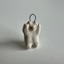 Load image into Gallery viewer, Bear Say Hello Stoneware Pendant | Taitau Fung (HK)