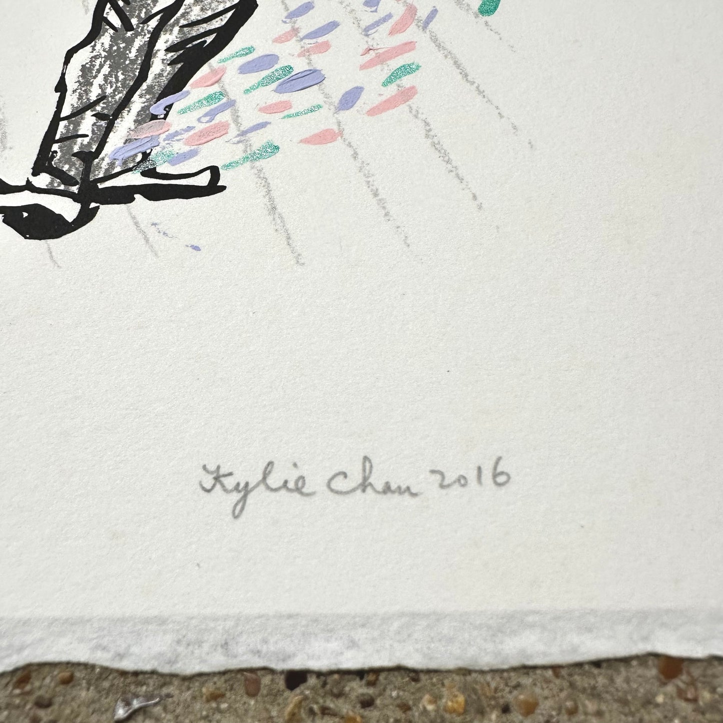 Slide To The Right Screenprint | Kylie Chan (HK)