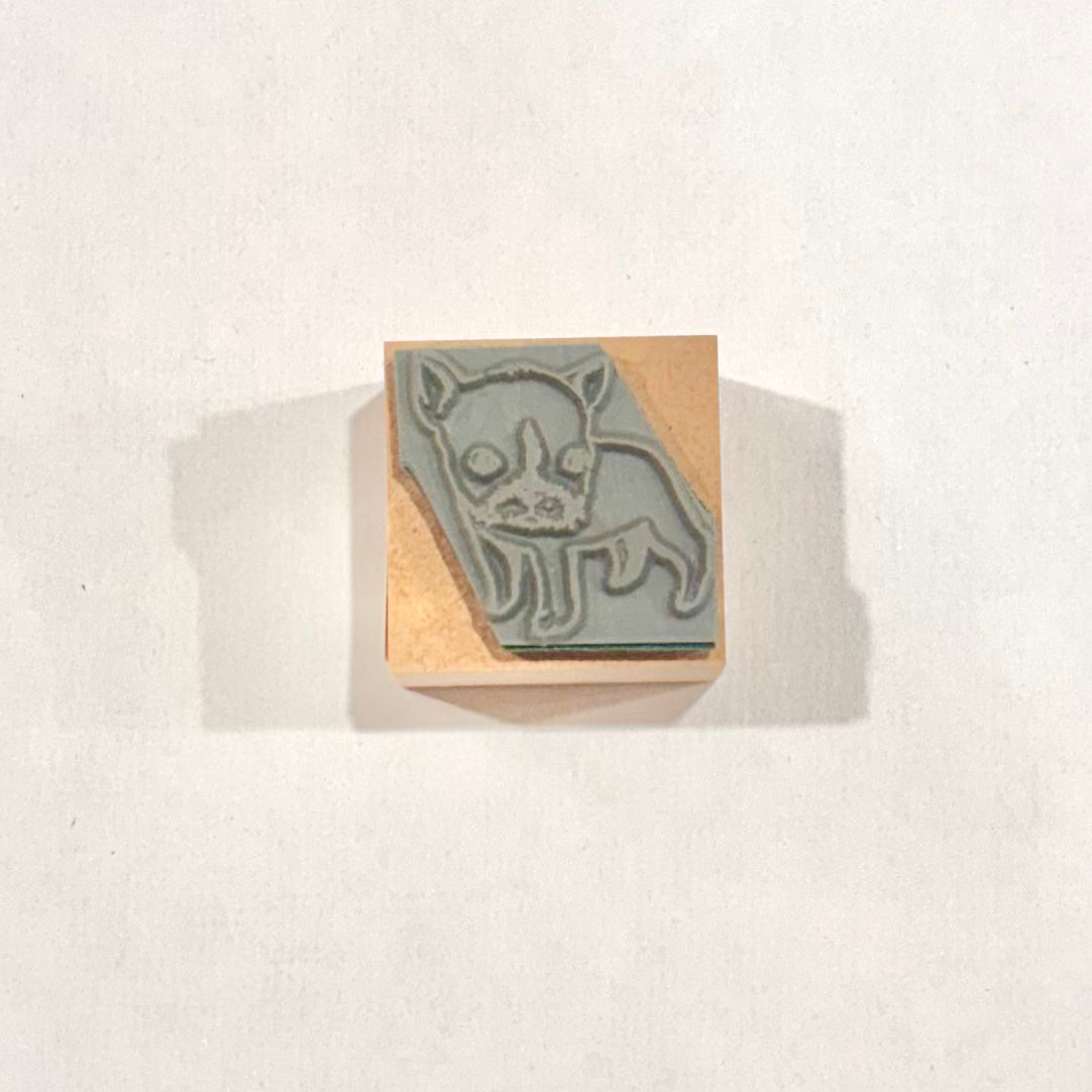 Frenchie Puppy Rubber Stamp | Sanby (Japan)