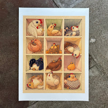 Load image into Gallery viewer, Chicken Coop Art Print | Felicia Chiao (CA)