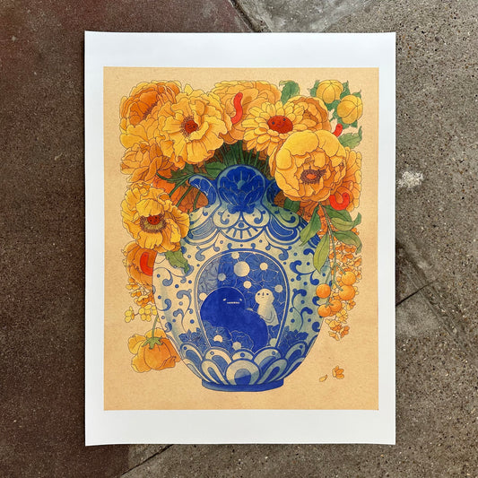Bloom in Yellow Art Print | Felicia Chiao (CA)