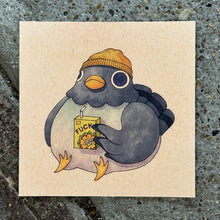 Load image into Gallery viewer, Fuck Pigeon 07 Mini Art Print | Felicia Chiao (CA)