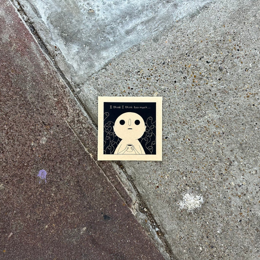 I Think I Think Too Much Mini Art Print | Felicia Chiao (CA)