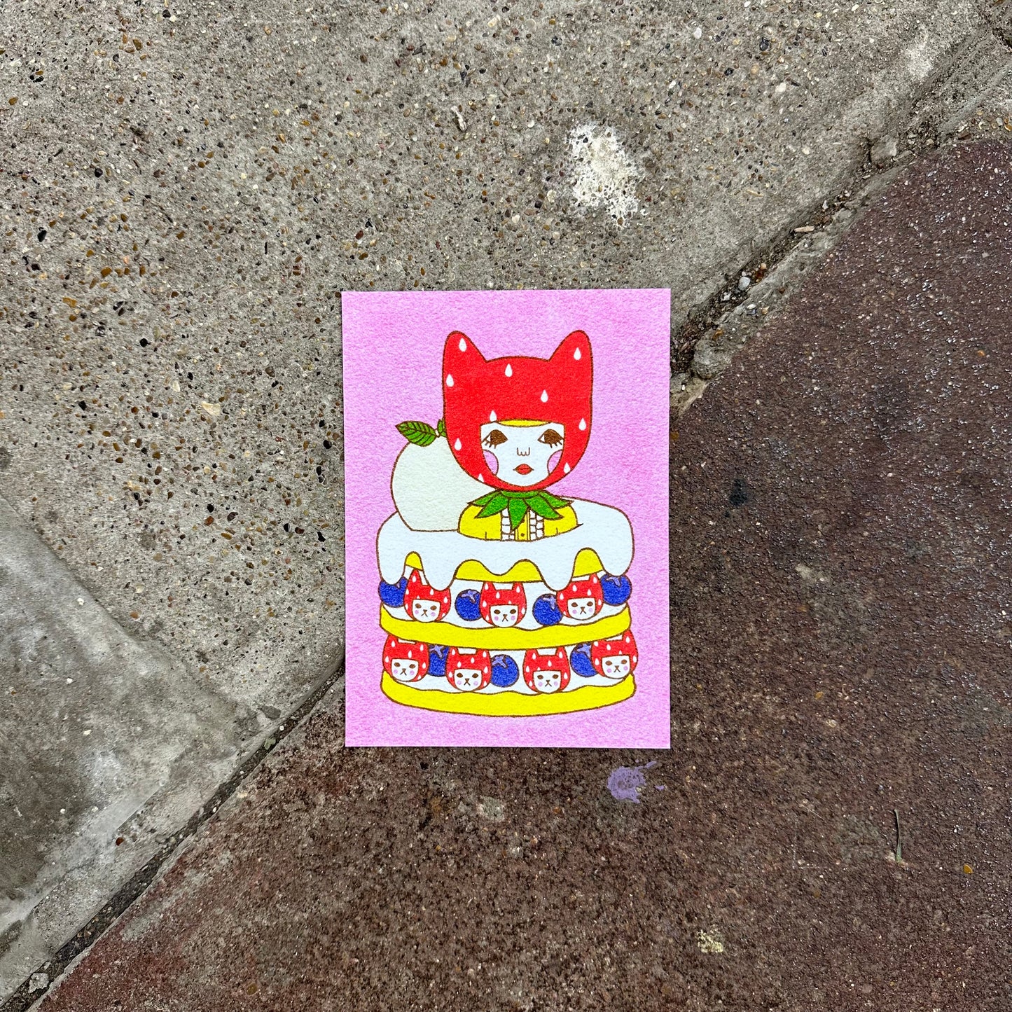 Pancake of Strawberry Cats | Naoshi (CA)