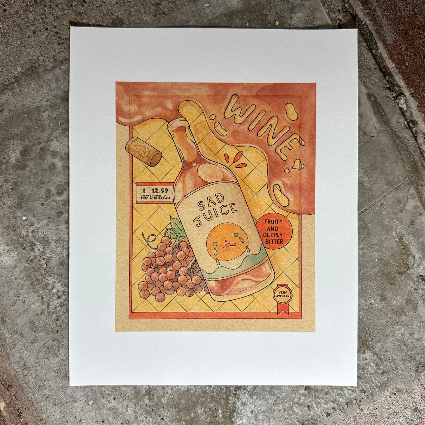 Wine Art Print | Felicia Chiao (CA)