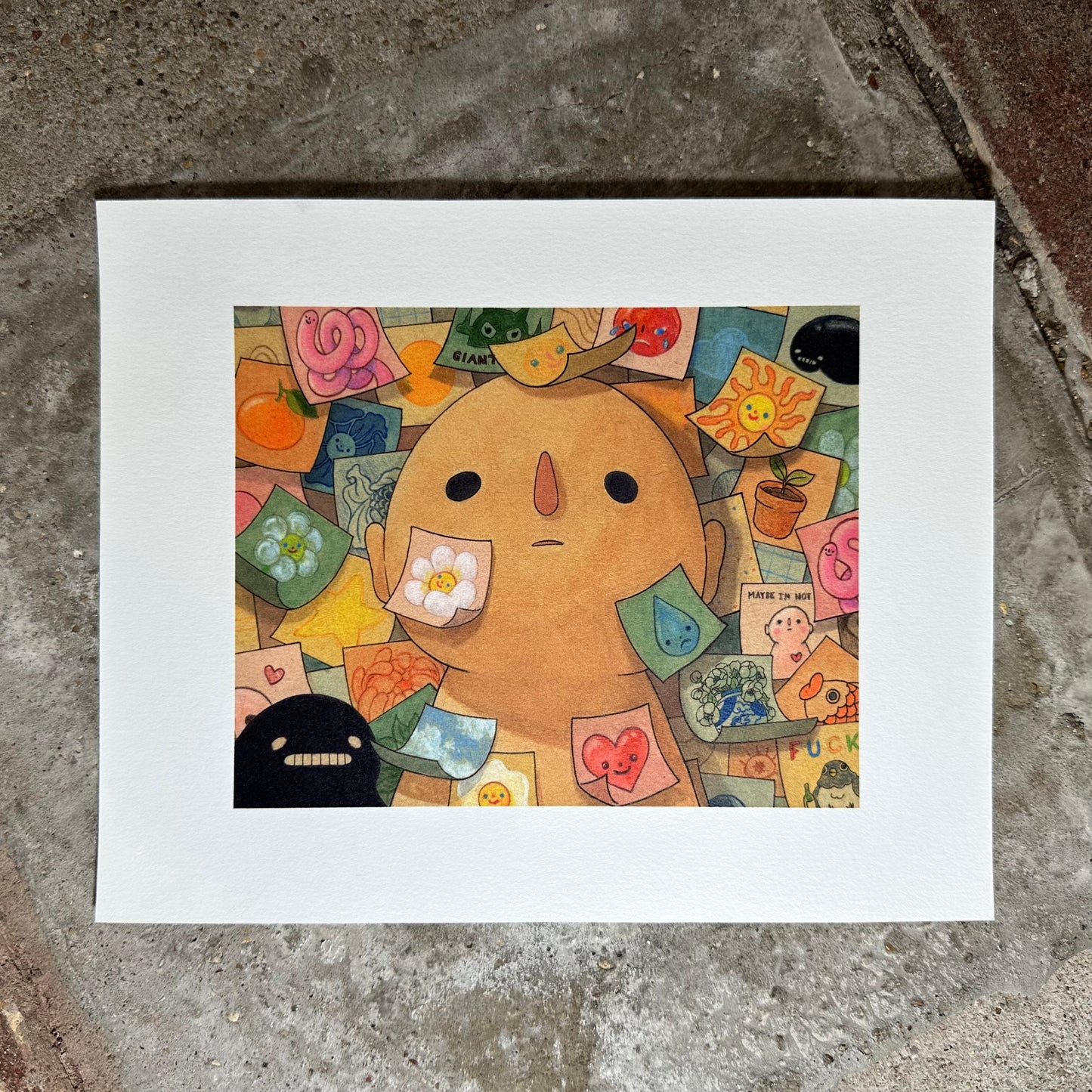 Giant Robot Post-it Show 2023 Art Print | Felicia Chiao (CA)