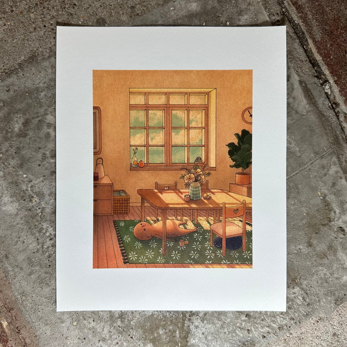 Floor Time Art Print | Felicia Chiao (CA)