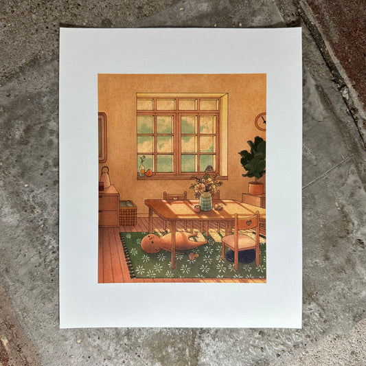 Floor Time Art Print | Felicia Chiao (CA)