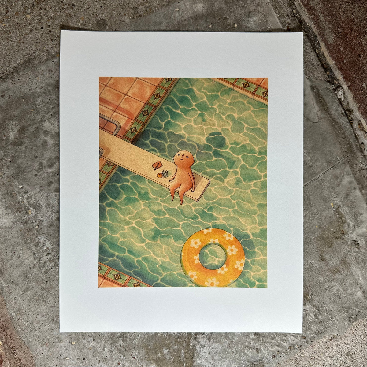 Pool Days Art Print | Felicia Chiao (CA)