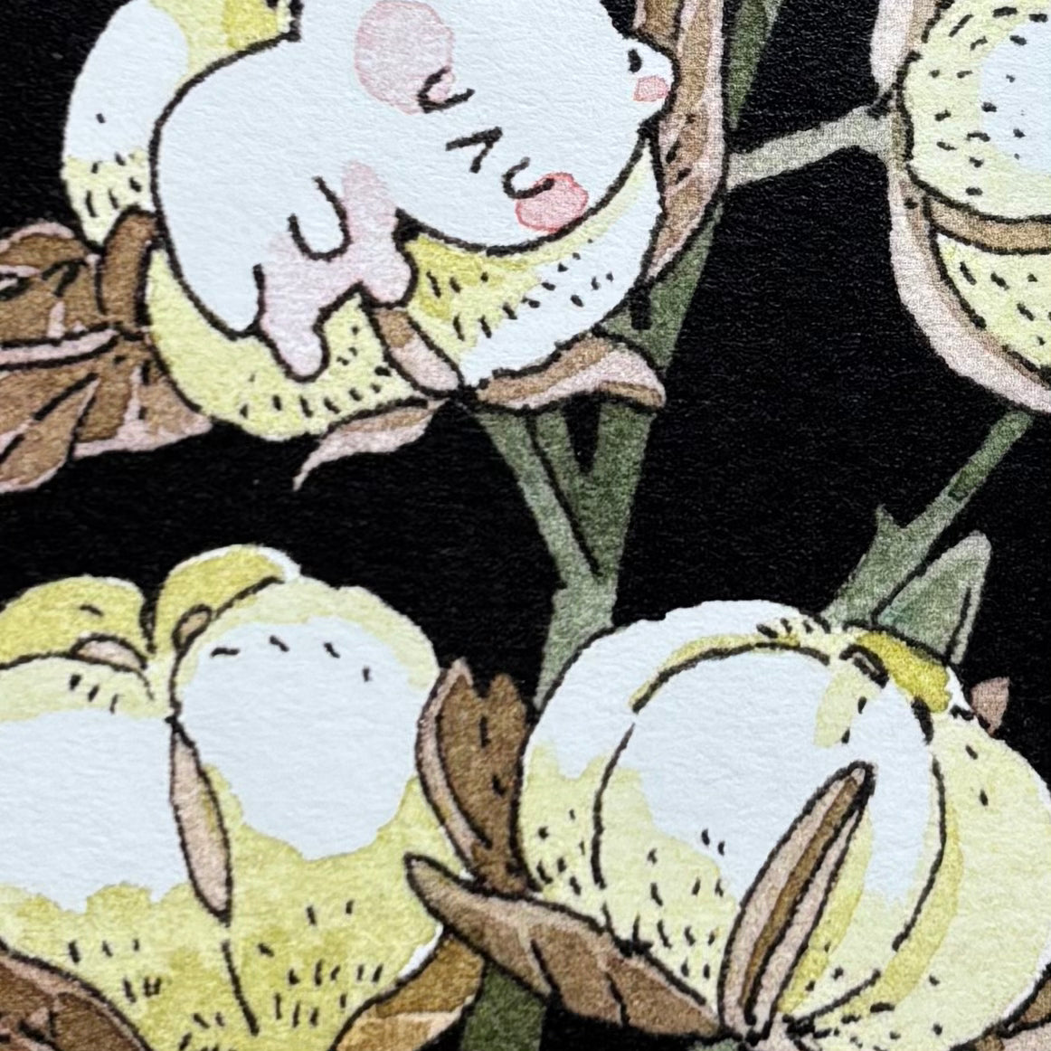 Cotton Mini Print | Jungle Cat Series | Koyamori (CAN)