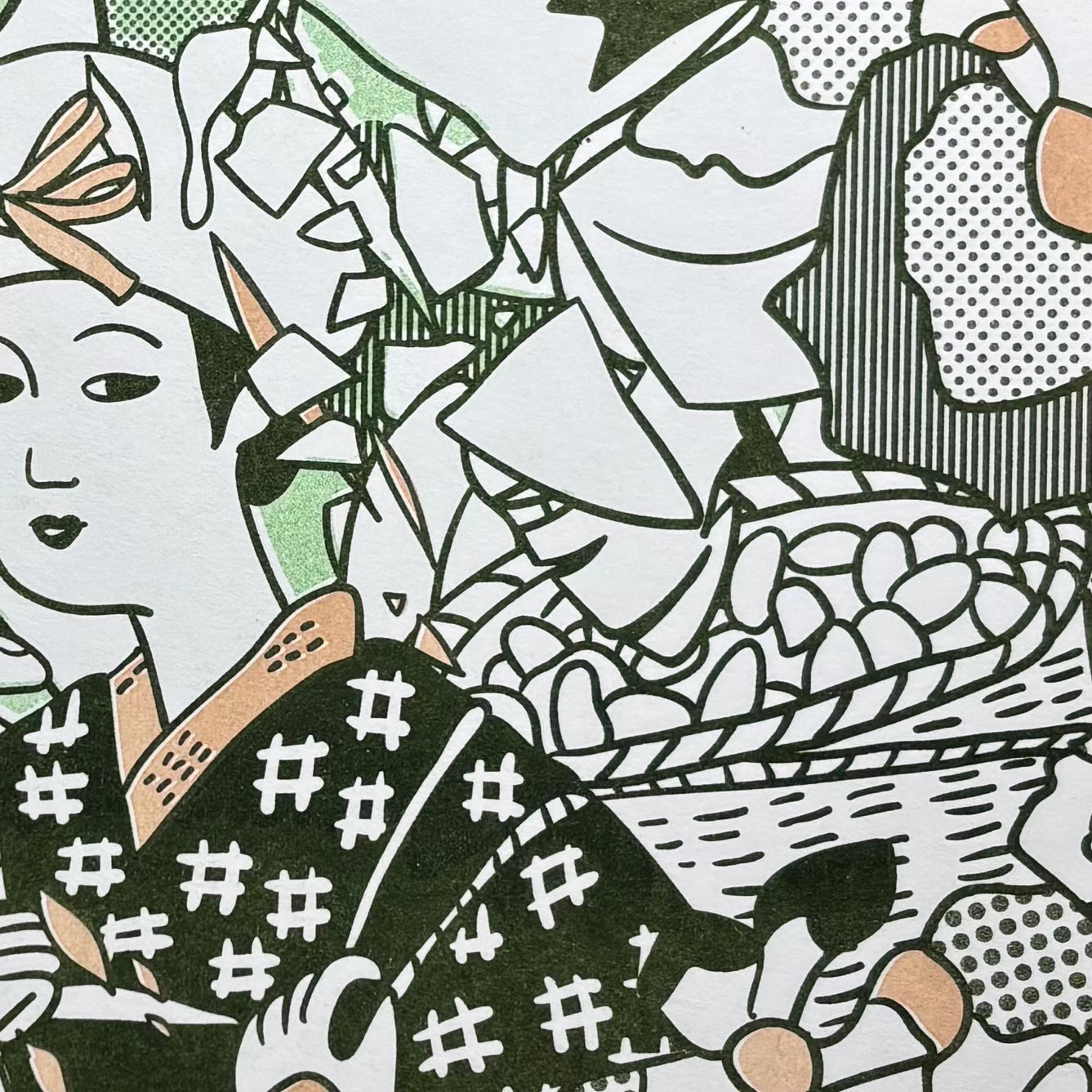 Ocha Risograph Print | Brent Ozaeta (TX)