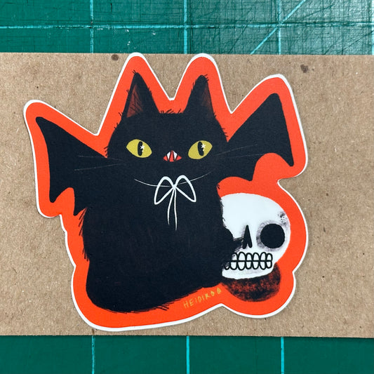 Spooky Cat Bat Vinyl | Heidi Moreno (CA)