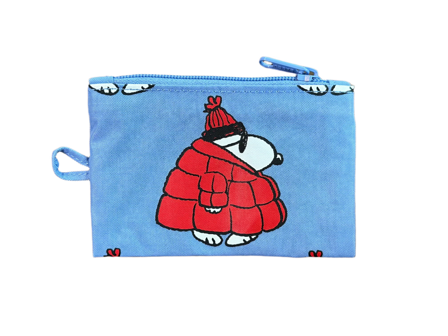 Small Flat Pouch | Puffer Snoopy | Baggu
