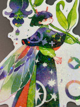 Load image into Gallery viewer, Bluebell Lepidoptera Clear Holo Sticker | Koyamori (CAN)