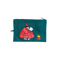 Load image into Gallery viewer, Snoopy Puffer Jacket Go Pouch | Medium | Baggu (CA)