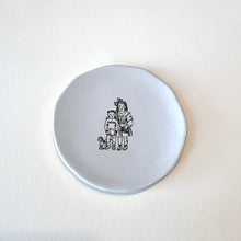 Load image into Gallery viewer, Nathalie Lété Very Small Plate | Siblings | Kühn Keramik (Germany)