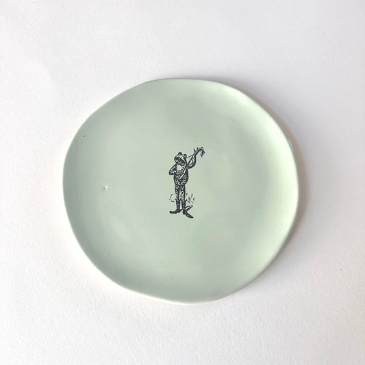 SOUVENIR Breakfast Plate | Frog | Kühn Keramik (Germany)