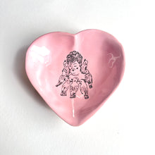 Load image into Gallery viewer, Nathalie Lété Heart Bowl | Bird Lady | Kühn Keramik (Germany)