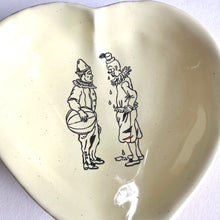 Load image into Gallery viewer, Nathalie Lété Heart Bowl | Clowns | Kühn Keramik (Germany)
