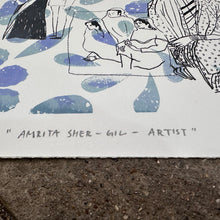 Load image into Gallery viewer, Amrita Sher-Gil - Artist Screenprint | Kylie Chan x Karishma K