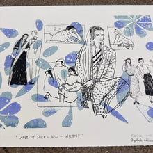 Load image into Gallery viewer, Amrita Sher-Gil - Artist Screenprint | Kylie Chan x Karishma K