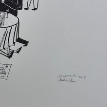 Load image into Gallery viewer, Hedy Larr - Wifi Screenprint | Kylie Chan x Karishma K