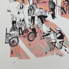 Load image into Gallery viewer, Hedy Larr - Wifi Screenprint | Kylie Chan x Karishma K