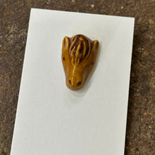 Load image into Gallery viewer, Ceramic Horse Brooch | Japan