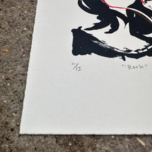 Load image into Gallery viewer, Rock Screenprint | Kylie Chan (Hong Kong)