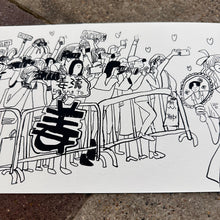 Load image into Gallery viewer, Super Fans Screenprint Coloring Book | Kylie Chan (Hong Kong)