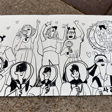 Load image into Gallery viewer, Super Fans Screenprint Coloring Book | Kylie Chan (Hong Kong)