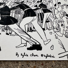 Load image into Gallery viewer, Super Fans Screenprint Coloring Book | Kylie Chan (Hong Kong)
