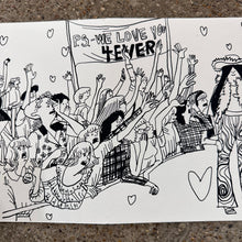 Load image into Gallery viewer, Super Fans Screenprint Coloring Book | Kylie Chan (Hong Kong)