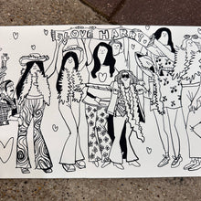 Load image into Gallery viewer, Super Fans Screenprint Coloring Book | Kylie Chan (Hong Kong)