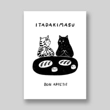 Load image into Gallery viewer, Itadakimasu Mini Art Print | Linnan Ye (CHN)