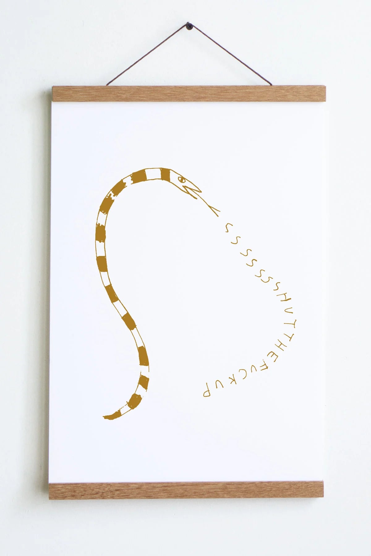 STFU Art Print | Permascowl
