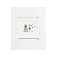 Load image into Gallery viewer, Salt and Pepper Letterpress Print | Liana Finck (NY)