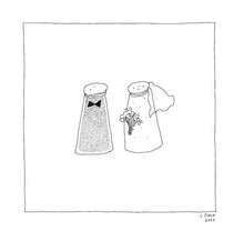 Load image into Gallery viewer, Salt and Pepper Letterpress Print | Liana Finck (NY)