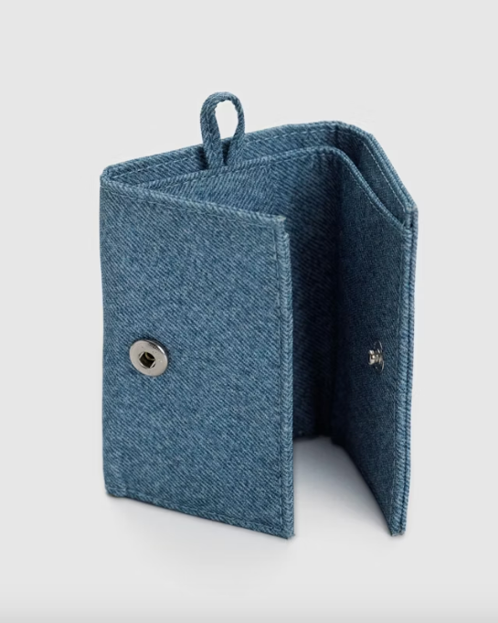 Snap Wallet | Denim | Baggu