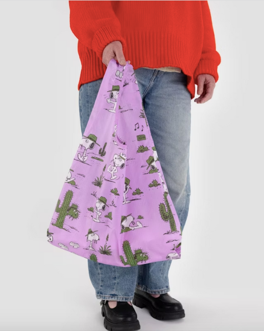 Pink Spike Reusable Bag | Baggu