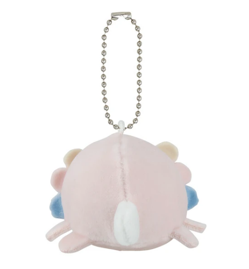 Axoltl Plush Keychain | marsh mallow aquamie (Japan)