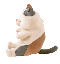 Load image into Gallery viewer, Plush Calico Cat Phone Stand | Nemu Nemu (Japan)