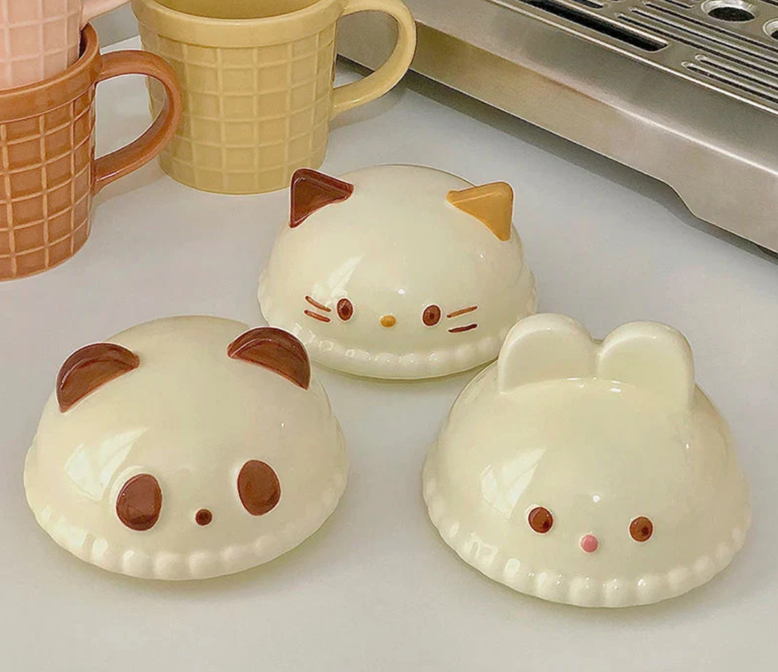 Ceramic Bunny Ice Cream Cone Mug | Decole (Japan)