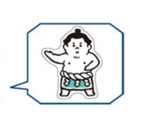 Sumo Sticker Sheet | OSUMOUSANS (Japan)