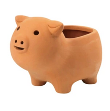 Load image into Gallery viewer, Terra Cotta Pig Planter | Green House(Japan)