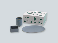 Load image into Gallery viewer, Geometric Ceramic Tableware Set | Toho Kiln (Japan)